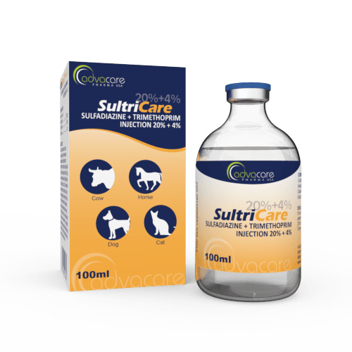 Sulfadiazine Sodium + Trimethoprim Injection (1 box and 1 vial)