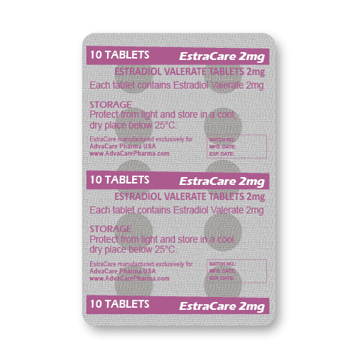 Comprimés d'Estradiol Valérate (blister de 10 comprimés)
