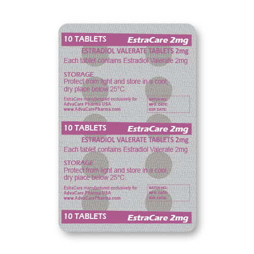 Comprimés d'Estradiol Valérate (blister de 10 comprimés)