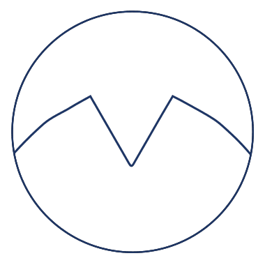 Blouse médicale en forme de V