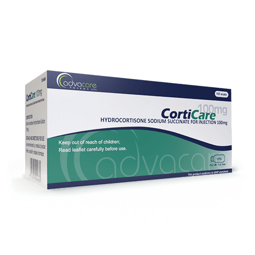 Hydrocortisone Sodium Succinate pour Injection (boîte de 10 flacons)