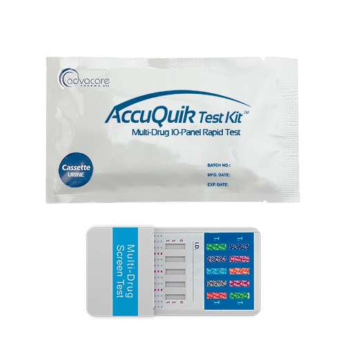 Drug Test Kits 10 Panel (pouch of 1 kit)