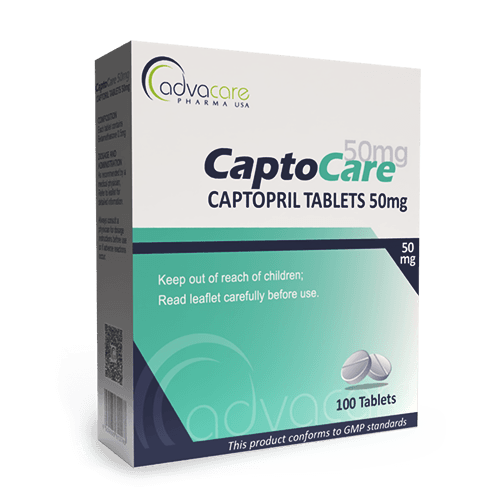 Captopril Tablet (box of 100 tablets)