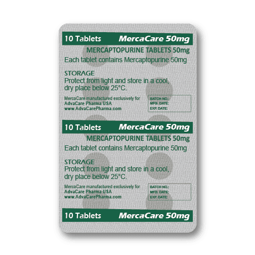 Comprimidos de Mercaptopurina (blíster de 10 comprimidos)