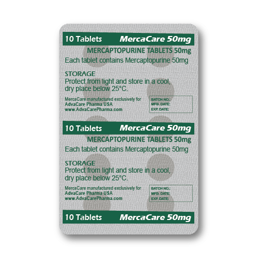 Mercaptopurina Comprimidos (blister de 10 comprimidos)