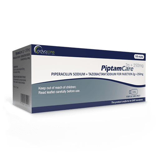 Piperacillin Sodium + Tazobactam Sodium for Injection (box of 10 vials)