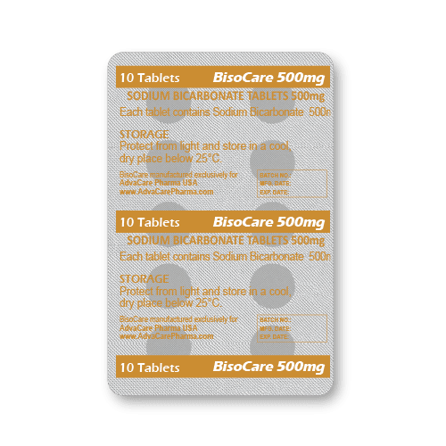 Comprimés de Bicarbonate de Sodium (blister de 10 comprimés)