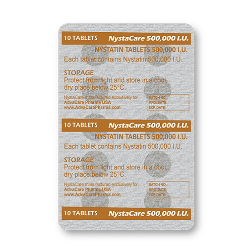 Nystatin Tablets (blister of 10 tablets)