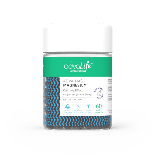 Gomitas de glicinato de magnesio (frasco de 60 gomitas)