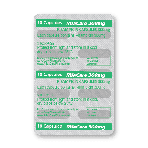 Rifampicin Capsules (blister of 10 capsules)