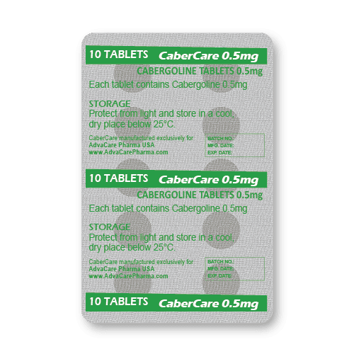 Comprimés de Cabergoline (blister de 10 comprimés)