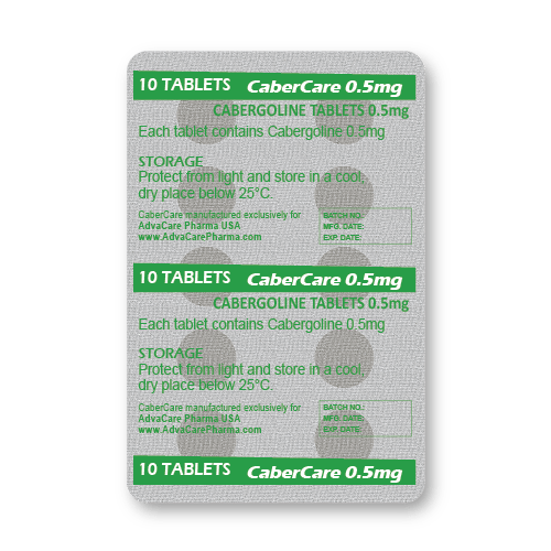 Comprimés de Cabergoline (blister de 10 comprimés)