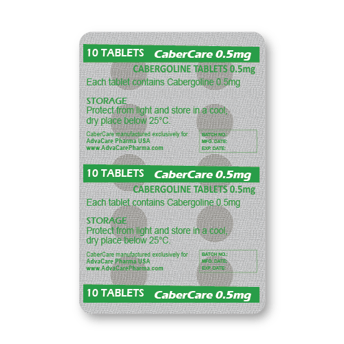 Cabergoline Tablets (blister of 10 tablets)
