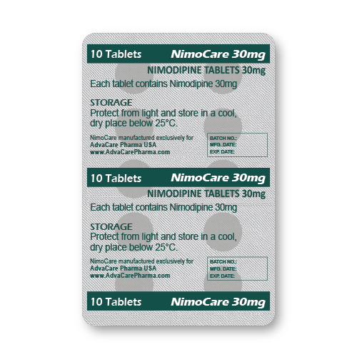 Comprimés de Nimodipine (blister de 10 comprimés)