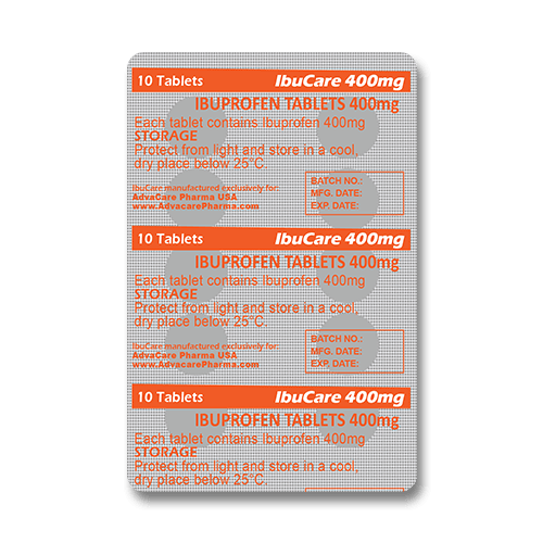 Ibuprofen Tablets (blister of 10 tablets)