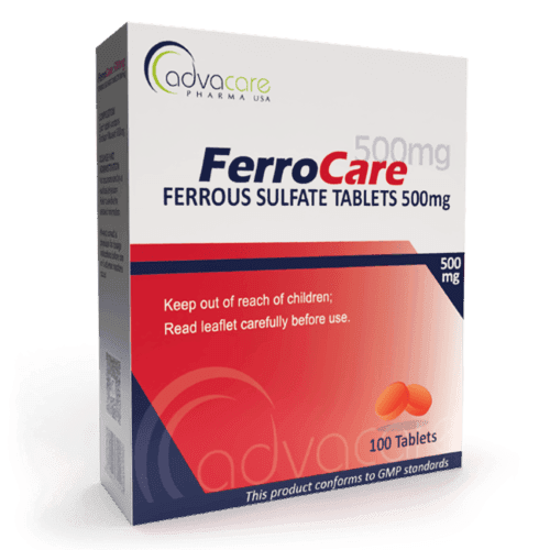 Comprimidos de Sulfato Ferroso (caja de 100 comprimidos)