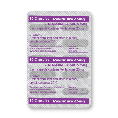 Capsules à Libération Prolongée de Venlafaxine (blister de 10 capsules)
