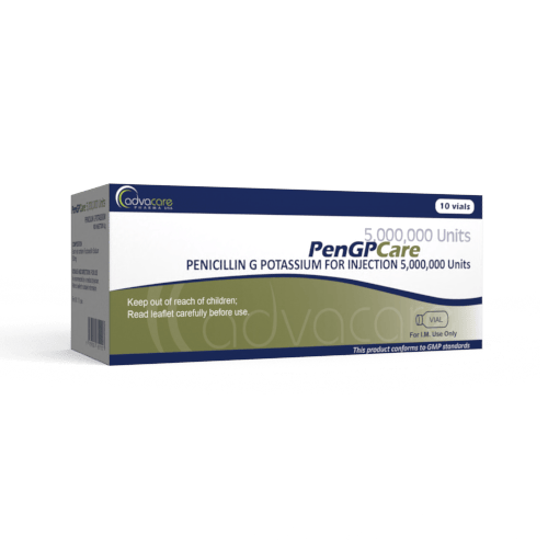 Penicilina G Potásica para Inyección (caja de 10 viales)