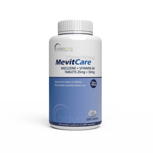 Meclizine + Vitamin B6 Tablets (bottle of 1000 tablets)
