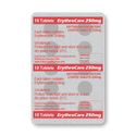 Erythromycin Enteric-Coated Tablets (blister of 10 tablets)