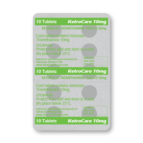 Ketorolac Tromethamine Tablets (blister of 10 tablets)