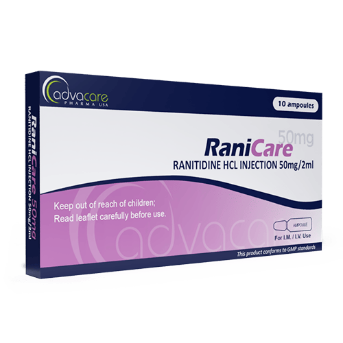 Ranitidine HCL Injection (boîte de 10 ampoules)