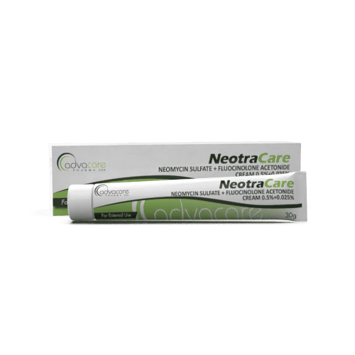 Crema de Sulfato de Neomicina + Acetonido de Fluocinolona (1 caja y 1 tubo)