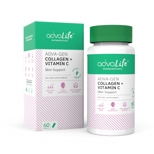 Collagen + Vitamin C Tablets (1 box and 1 bottle)