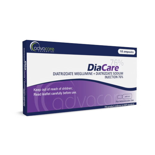Diatrizoato de Meglumina + Diatrizoato de Sodio Inyección (caja de 10 ampollas)
