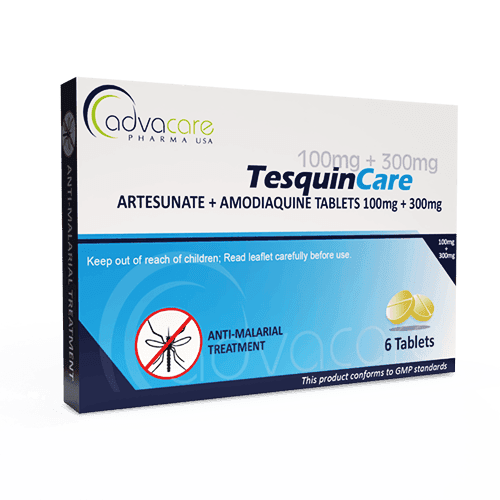 Comprimés d'Artesunate + Amodiaquine (boîte de 6 comprimés)