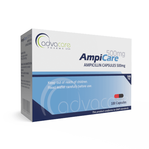 Ampicillin Capsules (box of 100 capsules)