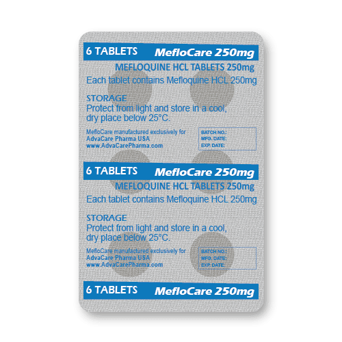 Comprimidos de Mefloquina (blíster de 6 comprimidos)