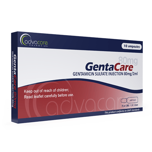 Gentamicina Sulfato Inyección (caja de 10 ampollas)
