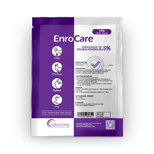 Enrofloxacino Polvo Soluble (1 bolsa)