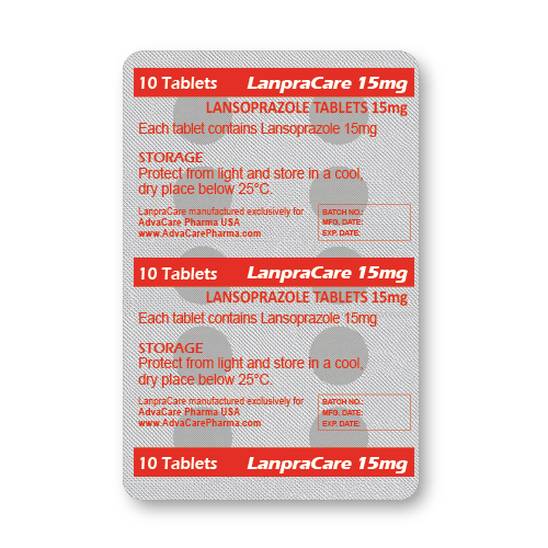 Lansoprazole Tablets (blister of 10 tablets)
