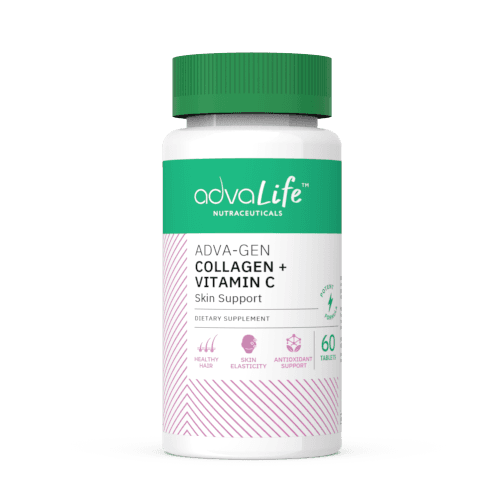 Collagen + Vitamin C Tablets (bottle of 60 tablets)