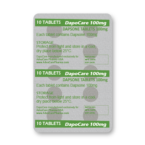 Comprimés de Dapsone (blister de 10 comprimés)