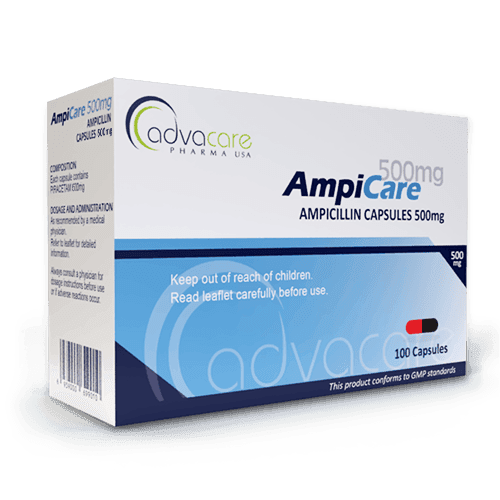 Capsules d'Ampicilline (boîte de 100 capsules)