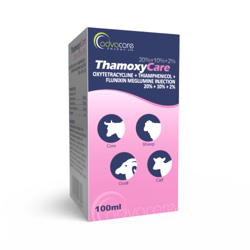 Oxitetraciclina + Tiamfenicol + Flunixino Meglumina Inyección (caja de 1 vial)