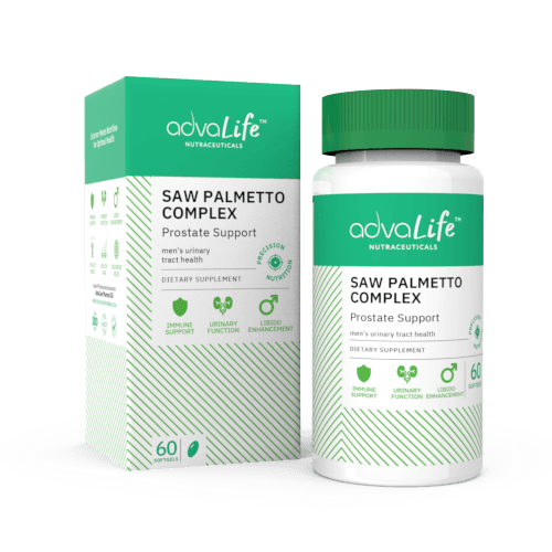 Capsules de Saw Palmetto (1 boîte et 1 bouteille)