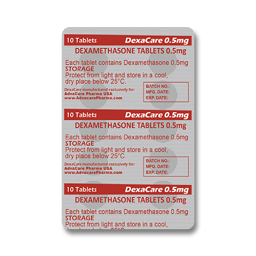 Dexaméthasone Comprimés (plaquette de 10 comprimés)