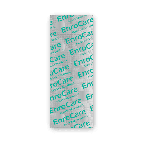 Comprimés d'Enrofloxacine (plaquette de 10 comprimés)