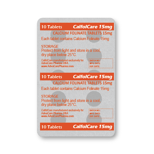 Calcium Folinate Tablets (blister of 10 tablets)