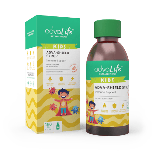 Jarabe inmunitario para niños (1 caja y 1 botella)