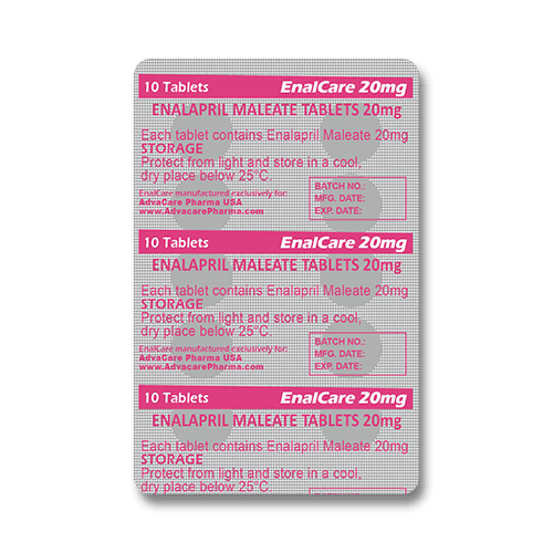Comprimidos de Maleato de Enalapril (blíster de 10 comprimidos)