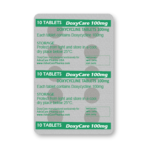 Doxycycline Tablets (blister of 10 tablets)