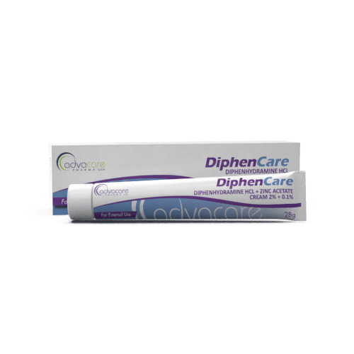 Diphenhydramine HCl + Zinc Acetate Cream (1 box and 1 tube)