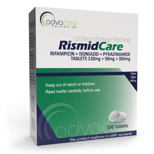 Comprimés de Rifampicine + Isoniazide + Pyrazinamide (boîte de 100 comprimés)