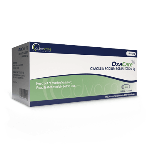 Oxacilina Sódica para Inyección (caja de 10 frascos)
