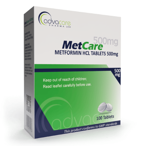 Metformina HCL Comprimidos (caja de 100 comprimidos)